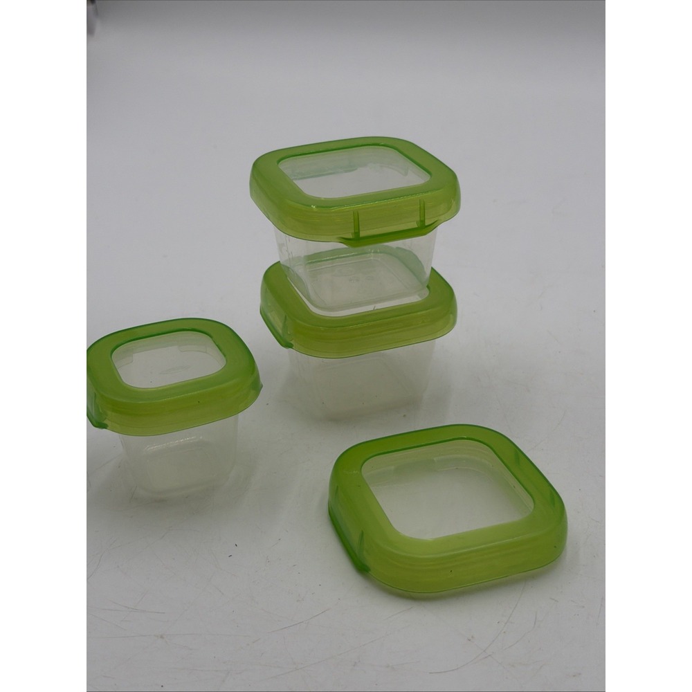 OXO Mini Food Storage Containers Condiment & Sauce  2-4 Oz. 1-2 Oz. I- 4 Oz Xlid